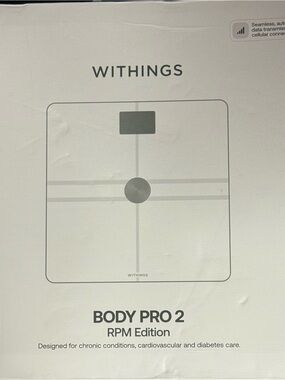 NWT Withings Body Pro 2 Smart Scale in Black